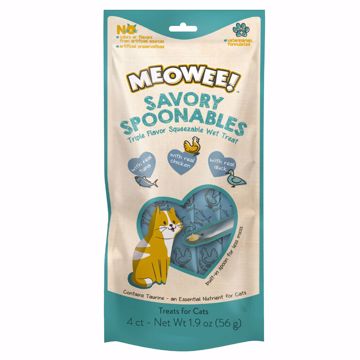 Picture of 4 CT. MEOWEE SAVORY SPOONABLES - TUNA/CHICKEN/DUCK