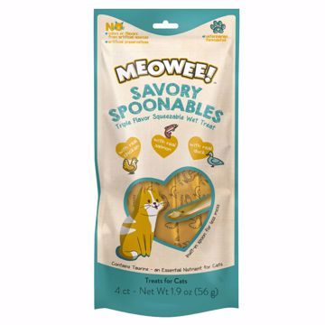 Picture of 4 CT. MEOWEE SAVORY SPOONABLES - CHICKEN/SALMON/DUCK