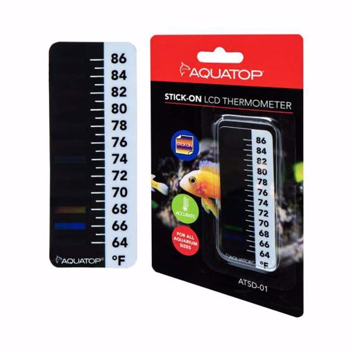 Picture of 1 X 2.5 AQUATOP STICK-ON DIGITAL LCD THERMOMETER