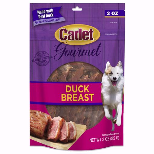 Picture of 3 OZ. PREMIUM GOURMET DUCK BREAST DOG TREATS - MOQ 12