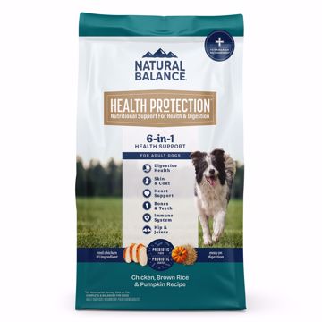 Picture of 4 LB. HEALTH PROTECTION DRY DOG FOOD - CHKN/BR RC/PUMPKIN