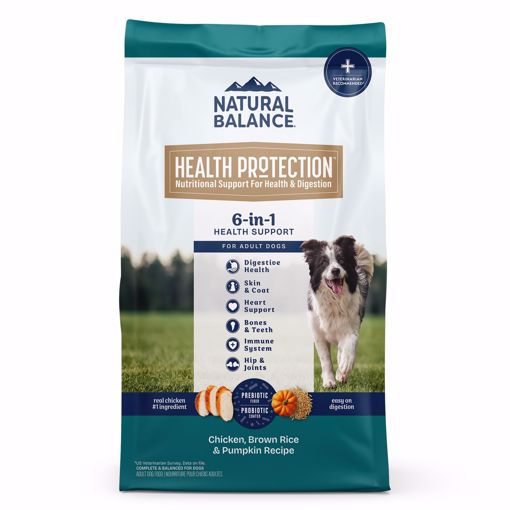 Picture of 24 LB. HEALTH PROTECTION ADULT DOG FOOD - CHKN/ BR RC/PMPKIN