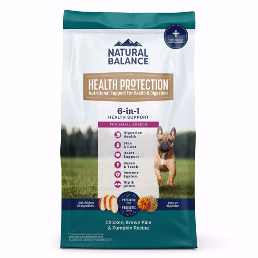 Picture of 4 LB. HEALTH PROTECTION SM BRD DOG FOOD - CHKN/BR RC/PUMPKIN