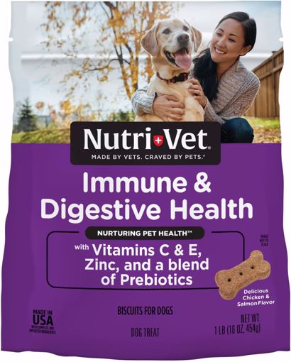 Picture of 16 OZ. K9 IMMUNITY & DIGEST BISCUIT - PEANUT BUTTER