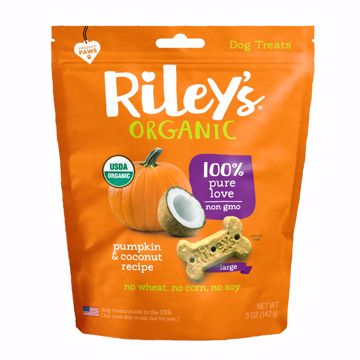 Picture of 5 OZ. RILEYS ORGANIC LARGE BONE - PUMPKIN & COCONUT