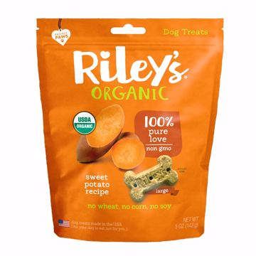 Picture of 5 OZ. RILEYS ORGANIC LARGE BONE - SWEET POTATO