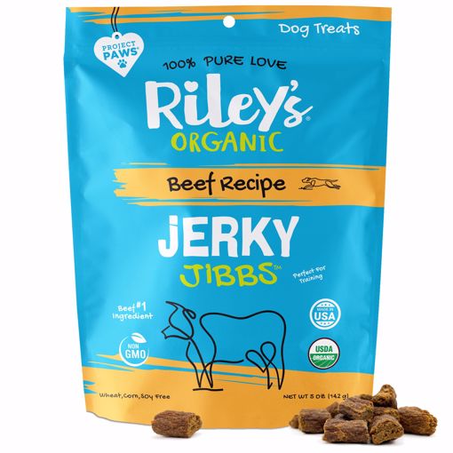 Picture of 5 OZ. RILEYS ORGANIC JERKY JIBBS - BEEF