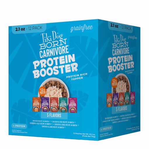 Picture of 12/2.1 OZ. BORN CRNV DOG PROTEIN BOOSTER TOPPER VARIETY PACK