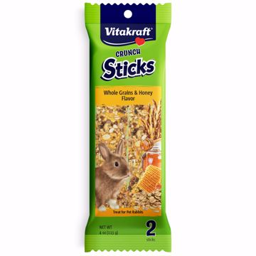 Picture of 4 OZ. WHOLE GRAINS/HONEY CRUNCH STICKS - RABBIT