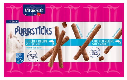 Picture of 6 PK. PURRSTICKS CHICKEN RECIPE WITH SALMON