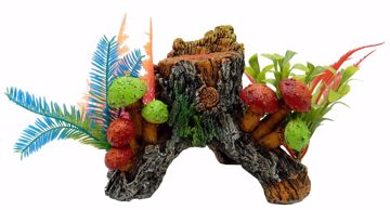 Picture of SM. EXOTIC ENVIRONMENTS TREE TRUNK WITH PLANTS HIDEAWAY