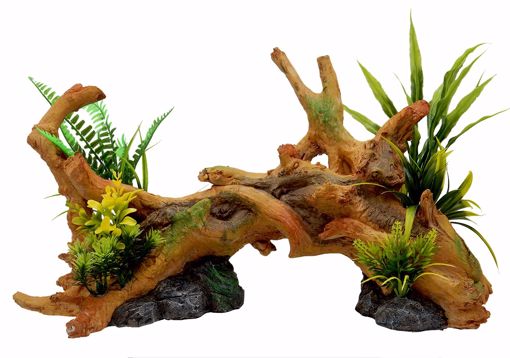 Picture of 20IN. EXOTIC ENVIRONMENTS DRIFTWOOD WITH PLANTS