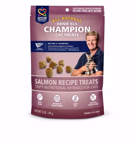 Picture of 3 OZ. ERNIE ELS CHAMPION CAT TREATS - SALMON MORSELS