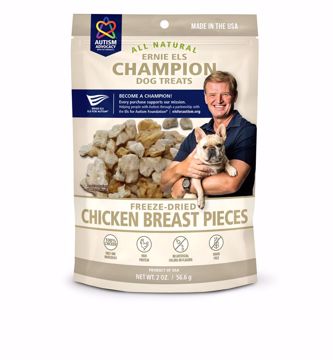 Picture of 2 OZ. ERNIE ELS CHAMPION FREEZE DRIED DOG TREATS - CHICKEN