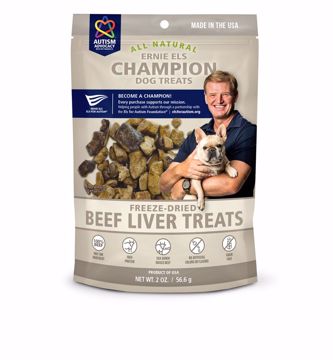 Picture of 2 OZ. ERNIE ELS FREEZE DRIED DOG TREATS - BEEF LIVER