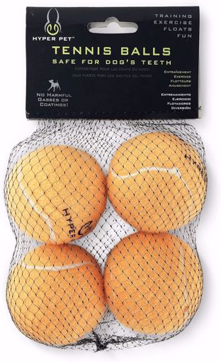 Picture of 4 PACK MEDIUM TENNIS BALLS - BLAZE ORANGE