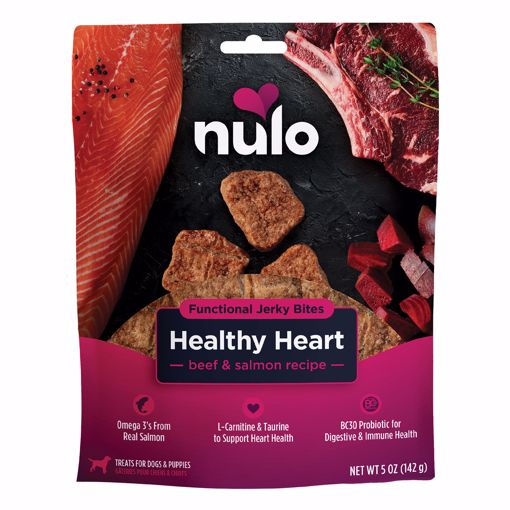 Picture of 5 OZ. FUNCTIONAL JERKY HEALTHY HEART DOG TREAT - BEEF/SALMON