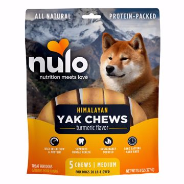 Picture of MED. YAK CHEW TUMERIC DOG TREAT - 5 CT. POUCH