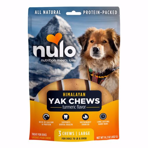 Picture of LG. YAK CHEW TURMERIC DOG TREAT - 3 CT. POUCH