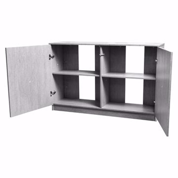 Picture of PREMIER 2-DOOR CABINET - GRAY - 36.5X13.7X31.5