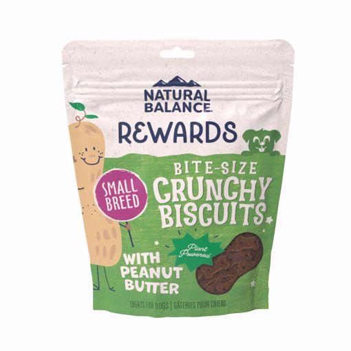 Picture of 8 OZ. CRUNCHY BISCUITS SM BRD DOG TREATS - PEANUT BUTTER