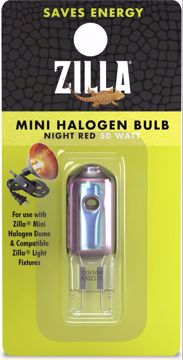 Picture of 50W ZILLA MINI HALOGEN LAMP - RED