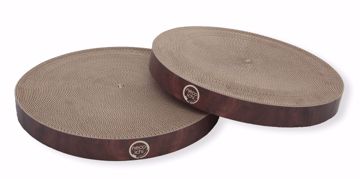 Picture of 2 PK. COZY CAT SCRATCHER BOWL REPLACEMENT PAD - CHERRY