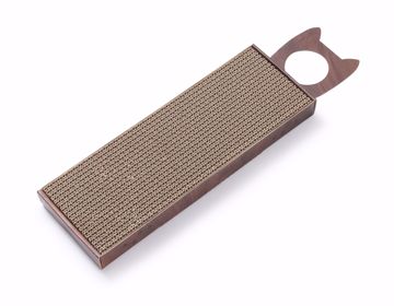 Picture of HANG & SCRATCH DOORKNOB SCRATCHER - DARK CHERRY